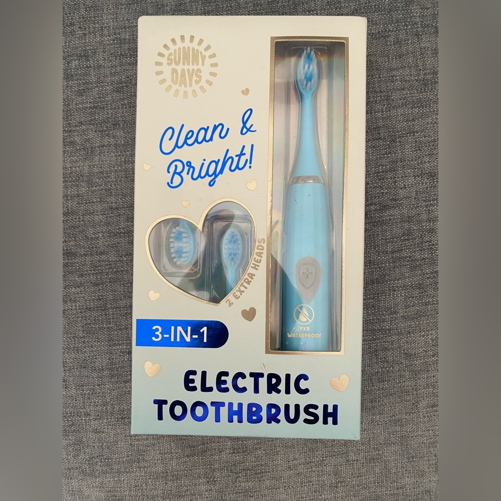 Sunny Days Clean & Bright! electric toothbrush for Kids 3-in- 1